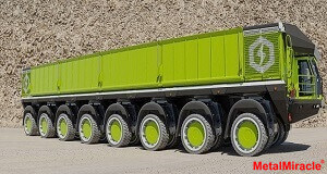 slewing bearing of haul-train